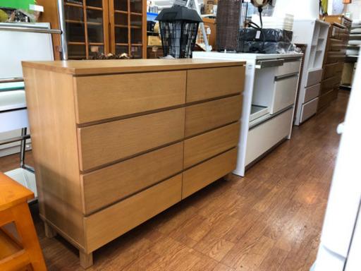 軽トラック1時間無料貸出！安定のオシャレ家具！無印良品4段チェスト