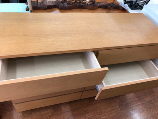 軽トラック1時間無料貸出！安定のオシャレ家具！無印良品4段チェスト