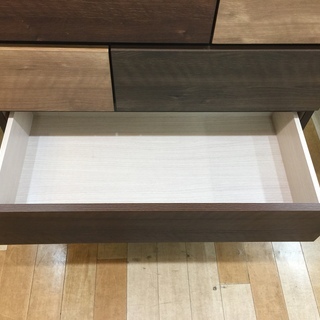 4段チェスト ニトリ ナチュラル×ブラウン【トレファク岸和田店】