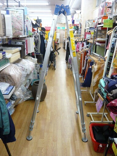 長谷川工業　はしご兼用脚立　脚立　はしご　ラビット　脚部伸縮式　RK-150A　札幌　西岡店