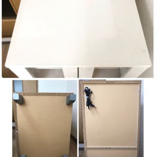 【あげます】2口コンセント電源付き ミニ食器棚 リビングボードの画像