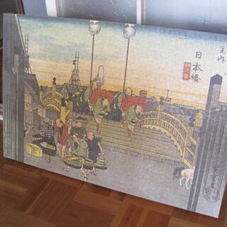 和テイスト壁掛け絵画　