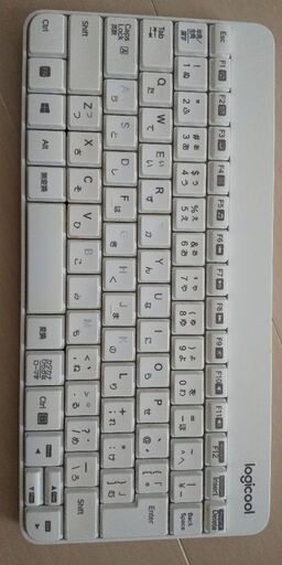 ロジクール ワイヤレスキーボード  ブルー ホワイト