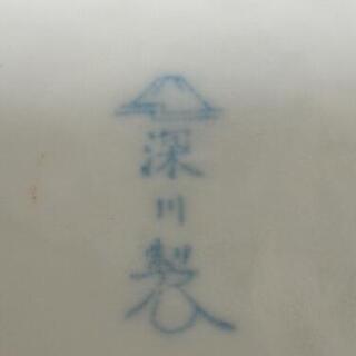 深川製磁　牡丹花瓶の画像