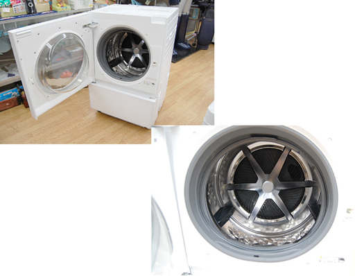 2017年製 Panasonic  ドラム洗濯機 NA-VG710L 左開き 洗濯7㎏ 乾燥3kg Cuble/キューブル ななめドラム  パナソニック 札幌市 清田区 平岡