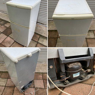 TOSHIBA 2ドア冷凍冷蔵庫 2000年製 GR-R12T（W）の画像