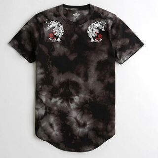 新品【HOLLISTER】 ホリスター　タイガーグラフィックＴ　...