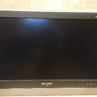 20インチのテレビ・壁付け金具付き