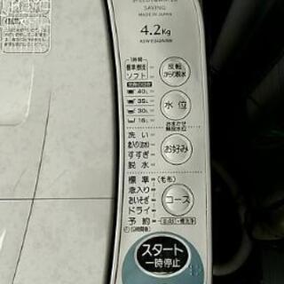 洗濯機　三洋　2006年式の画像