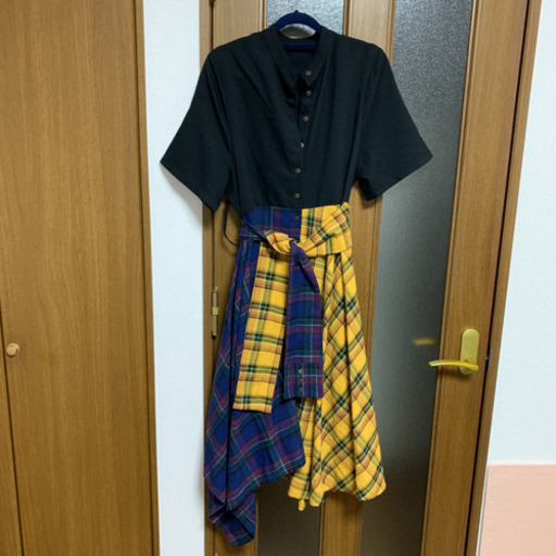 値下げ条件あり【IRO×IRO】チェックシャツワンピース_favorite