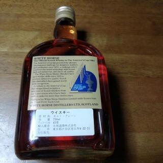 【値下げ】古酒　ホワイトホース　アメリカズカップ1987の画像