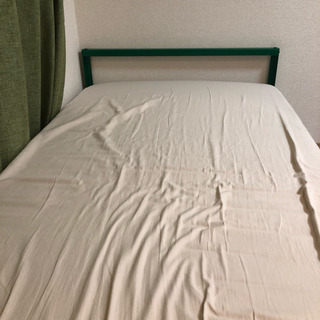 【美品】IKEA シングルベッド すのこベッド+マットレスの画像