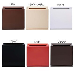 【ほぼ未使用品】赤いゴミ箱！TUBELOR BRICK ideaco（レッド）の画像