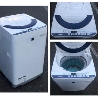 ⭐️SHARP 全自動電気洗濯機+パナソニック 138L 冷凍冷蔵庫⭐️配送無料 ⭐️SHARP 全自動電気洗濯機+パナソニック 138L 冷凍冷蔵庫