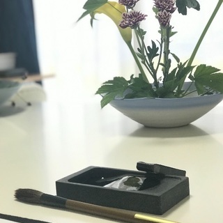 「花」と「書」for kid's