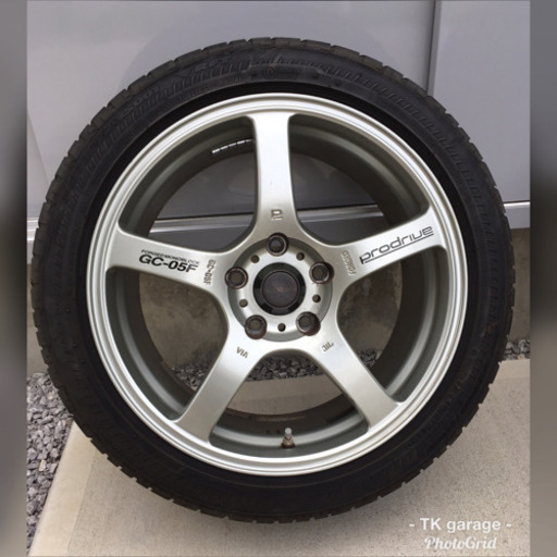 【値下げ！】タイヤ付ホイール GC-05F ブリヂストン プロドライブ