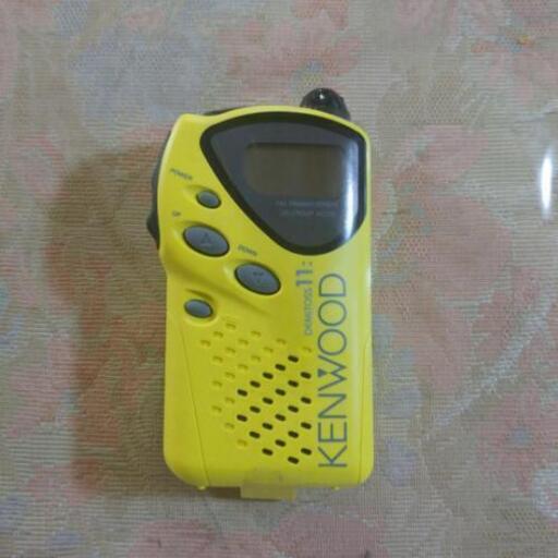 《Yahoo!ﾌﾘﾏ取引売却済》KENWOOD(ｹﾝｳｯﾄﾞ)UBZ-LE11 特定小電力ﾄﾗﾝｼｰﾊﾞｰ junk品①