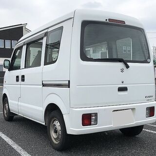 車検R2/6/9迄 スズキ エブリィ バン PA 白 オーディオ DA64 スクラムの画像