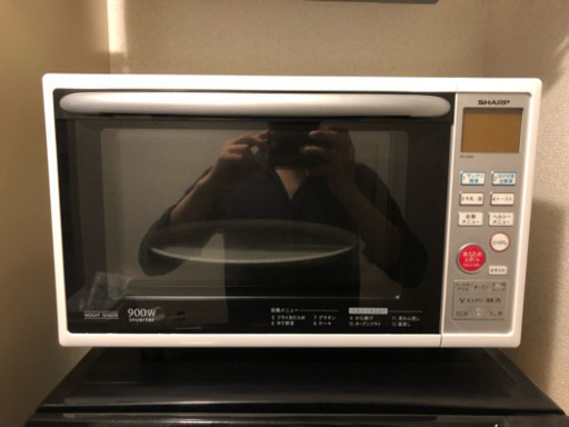 【譲り先決定】SHARP RE-S205-W オーブン電子レンジ