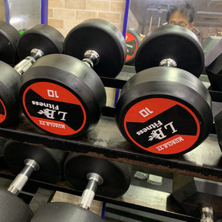 ラバーラウンドダンベル 2.5kg 5kg 7.5kg 10kg