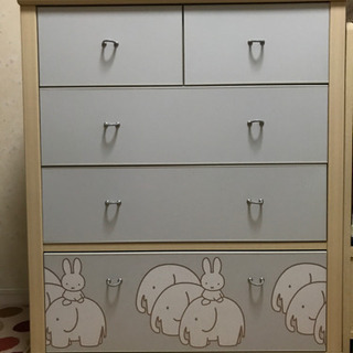 たんす ミッフィーちゃんデザイン 