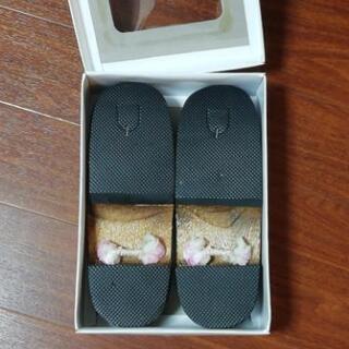 下駄23.5～24cm 軽くて履きやすい ピンク 鼻緒が柔らかいの画像