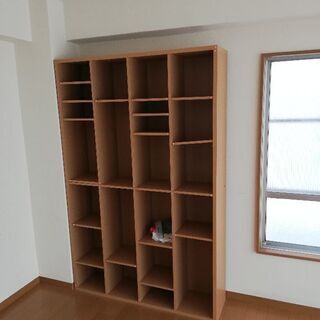 無料で大きい本棚あげます！