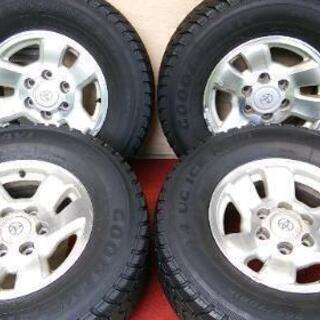 タイヤ＆アルミ4本セット） 16×7J +15 PCD139.7 6H ICE  NAVI 265/70R16【引き取り限定】