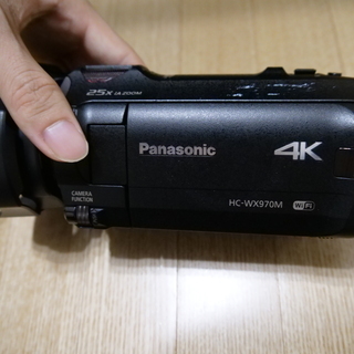 パナソニック製　4Kビデオカメラ　HC-WX970M-Kの画像