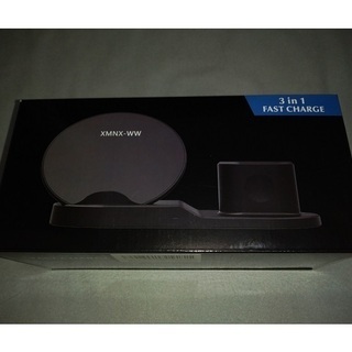 特価 Qi ワイヤレス 充電器 急速 スタンド スマホ Airpods Apple Watch 対応 新品 送料無料の画像