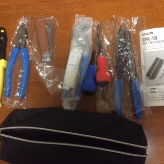 ホーザン電気工事士技能試験用、工具の画像