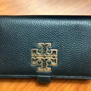 早い者勝ち 新品未使用 Tory Burch WALLET Light oak/black/nabyの画像