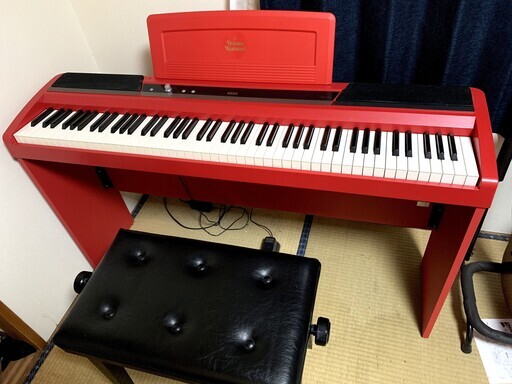 【中古】KORG コルグ 電子ピアノ ピアノタッチ SP-170S　椅子付き