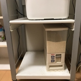 電子レンジテーブル台の画像