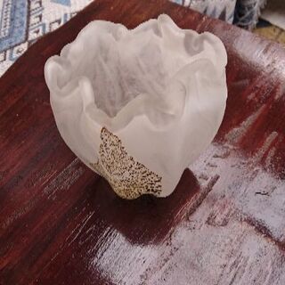 金彩ガラス工芸花器の画像