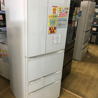 2013年製 TOSHIBA 東芝 VEGETA 556Lフレンチドア冷蔵庫 ガラス扉