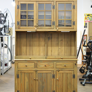 Y)北大前! 札幌 引取 enfant/アンファン セパレート式 食器棚L