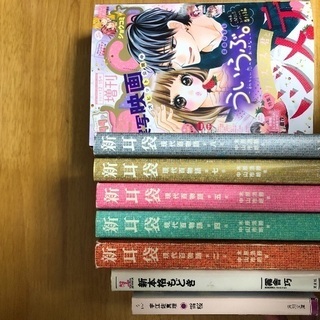 本（恋愛、ミステリ、百物語）7冊と少女雑誌1冊