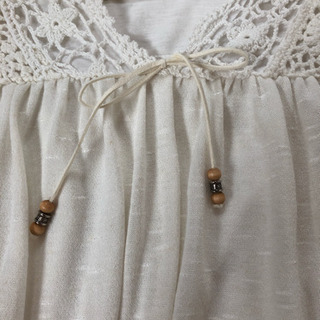 ★セシル★フリンジ付きクロシェプルオーバーの画像