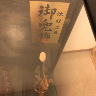 無料 五月人形 兜 カブト オルゴール付き ライト付きの画像