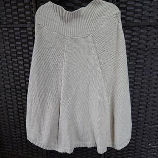 レディース　大きめポンチョ