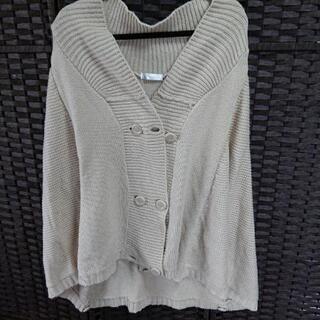 レディース　大きめポンチョの画像