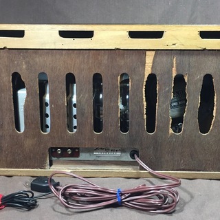 真空管ラジオ ONKYO OS-55 6球スーパー 木製キャビネット 動作品の画像