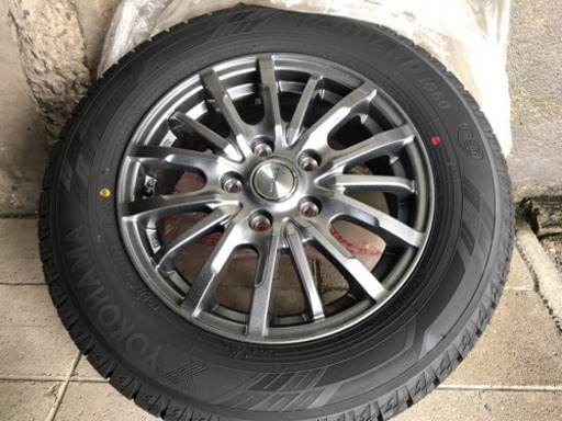 値下げ‼️スタッドレスタイヤ、ホイール付き4本了解。195/65R15