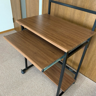 ｛商談中｝60cm幅 パソコンラック プリンター収納の画像