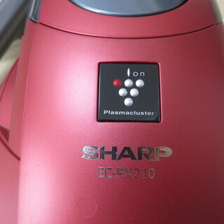 SHARP　サイクロン式クリーナー EC-PX210-R プラズマクラスターの画像
