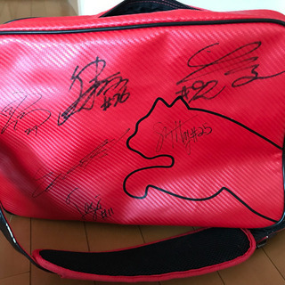 スサノオサイン入りバッグ、ボール、メガホン の画像