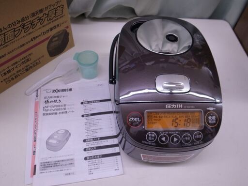 ZOJIRUSHI　象印　圧力IH炊飯ジャー　NP-BW10E6　2018年製