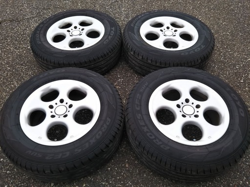 夏 16インチ☆日本製☆2018年☆215/70R16【~９０％富山】レイズ 日本製アルミ RAV4 ハリアー クルーガー デリカD5 アウトランダー ラヴ4 ラブ4 パジェロ イオ