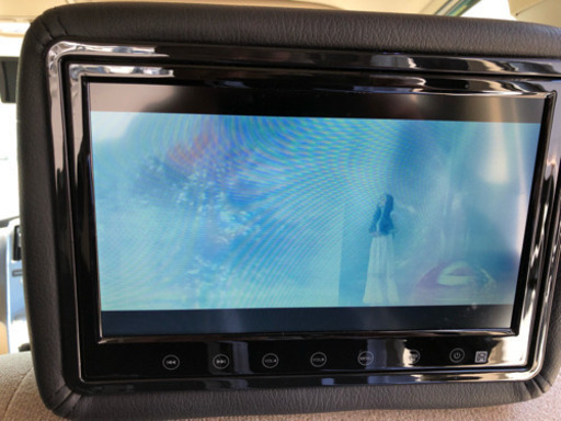 9インチ埋め込み式ヘッドレストモニター2個セット
